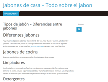 Tablet Screenshot of jabonesdecasa.com